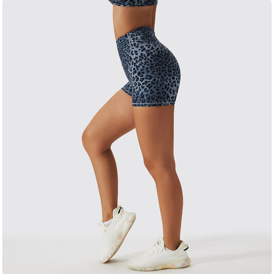 Leopard Yoga Shorts