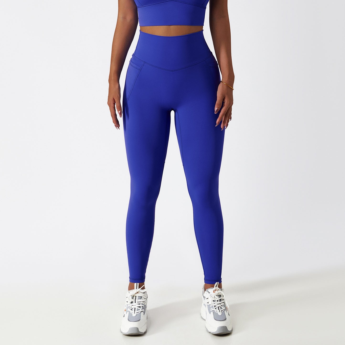 Seamless Sports Leggings With Side Pockets